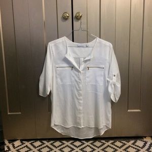 New York and Company White blouse